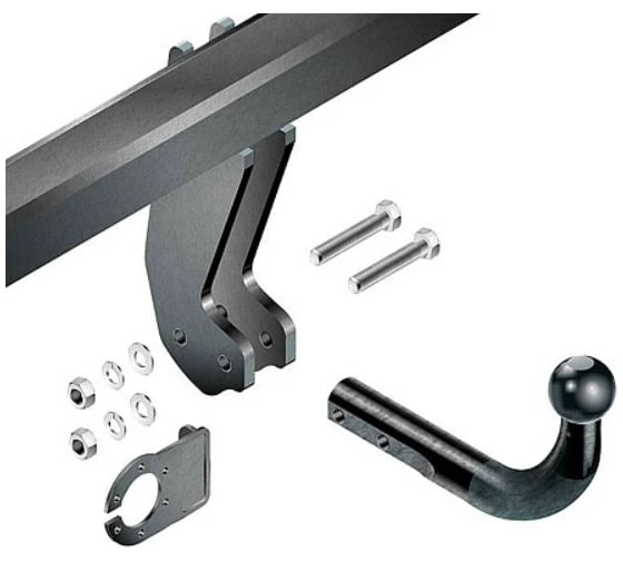 Изображение товара Фаркоп TAVIALS для ВАЗ 2123 Chevrolet Niva 1999-2020, Lada Niva 2020-2021, Lada Niva Travel 2021- тип шара A T-VAZ-18A