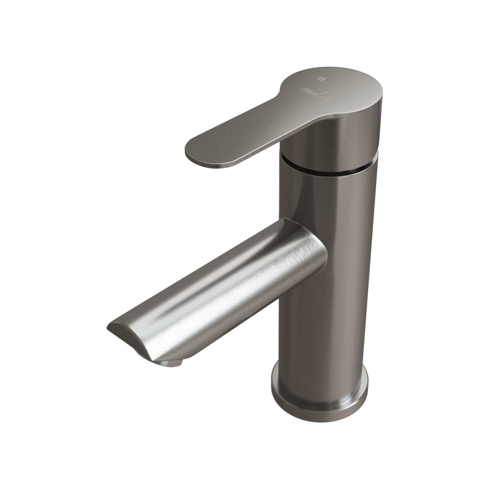 Изображение товара Современный смеситель для умывальника MIXLINE Stainless 35 мм из нержавеющей стали