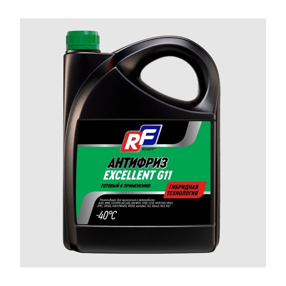 Изображение товара Антифриз RUSEFF ANTIFREEZE EXCELLENT G11 10л - защита системы охлаждения
