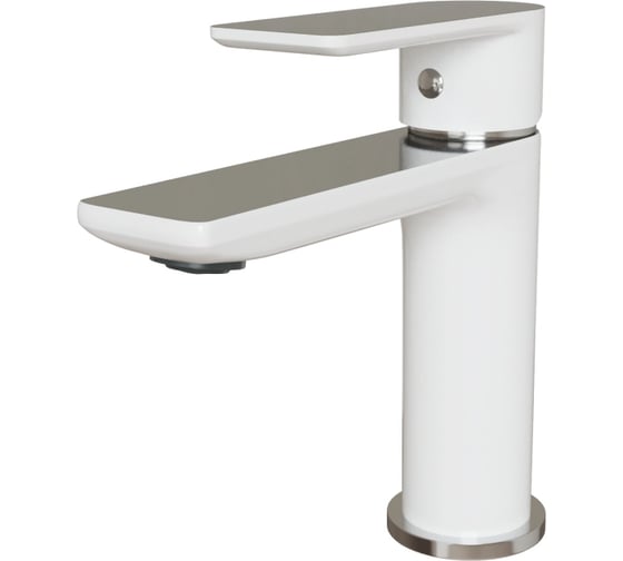 Изображение товара Смеситель для умывальника MIXLINE "City white" картридж 35 мм, ml33-04 553198