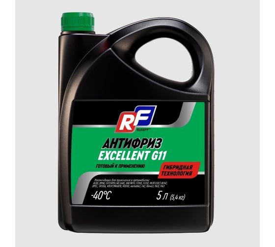 Изображение товара Антифриз RUSEFF ANTIFREEZE EXCELLENT G11 (5л) 17342N