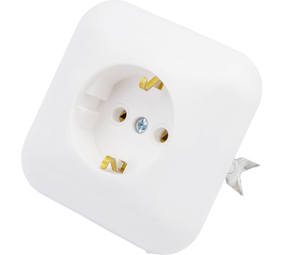 Изображение товара Розетка SVET скрытой установки с з/к РС16-102  SV0925-0165