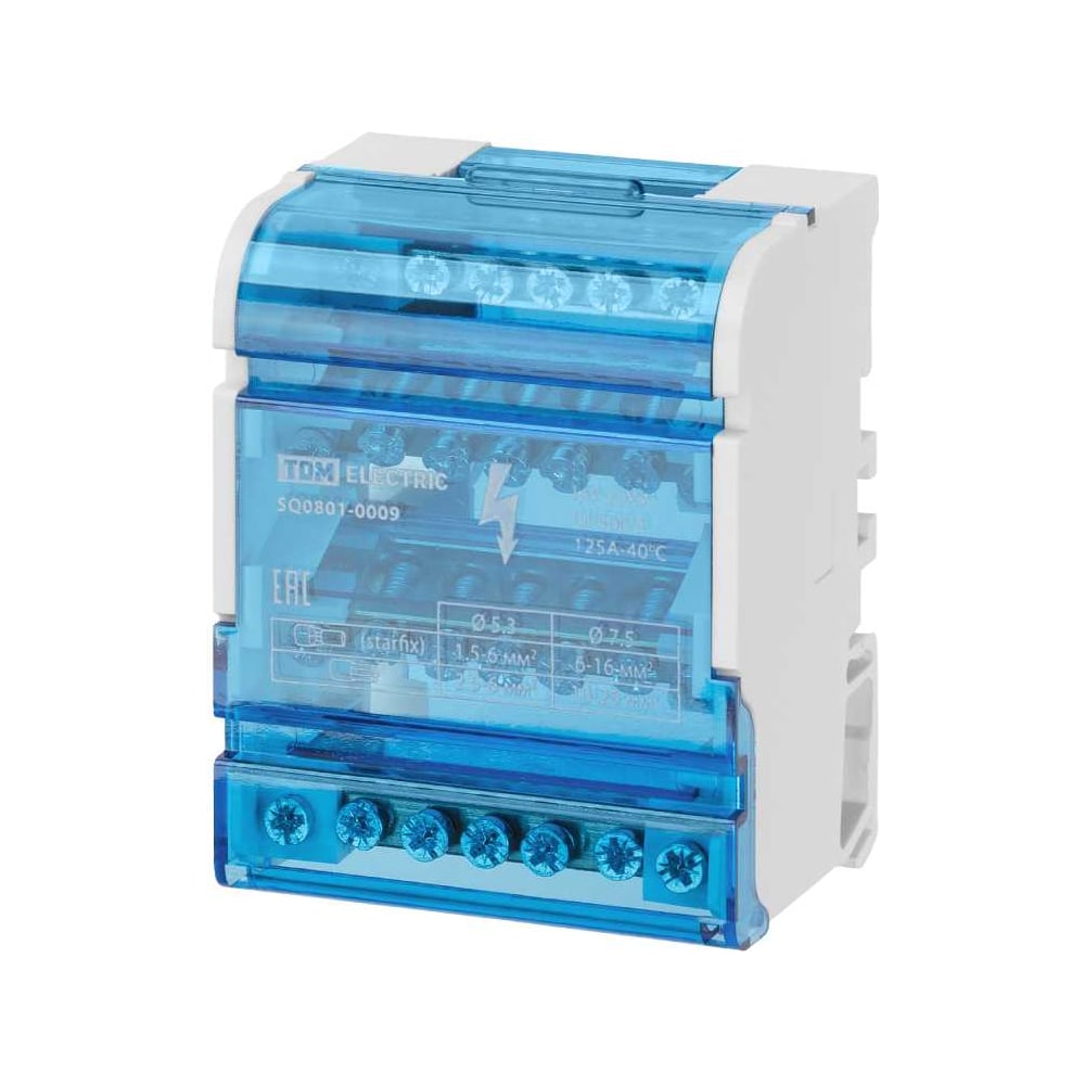 Изображение товара Шина TDM ELECTRIC N нулевая на DIN-рейку в корпусе 4х7групп SQ0801-0009 Изображение товара Шина TDM ELECTRIC N нулевая на DIN-рейку в корпусе 4х7групп SQ0801-0009
