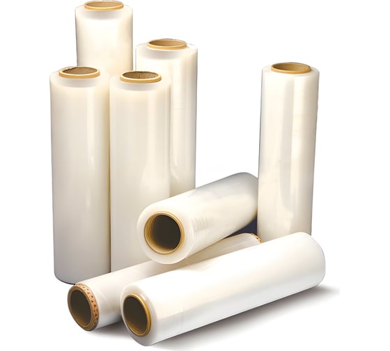 Изображение товара Стрейч-пленка для ручной упаковки ОФИСМАГ 50 см х 307 м, 17 мкм, 2,4 кг, первичное сырье, растяжение 300 600864