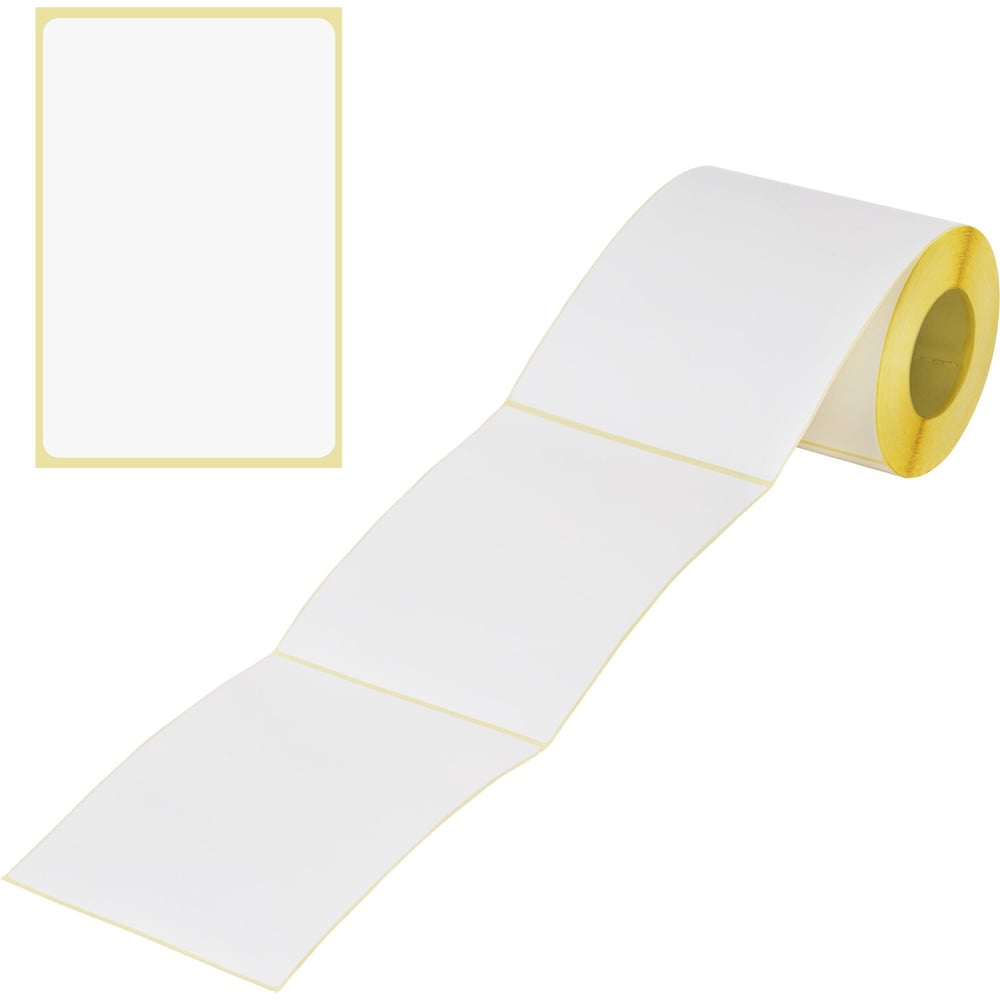 Изображение товара Этикетка термотрансферная ОФИСМАГ полуглянец 100x150 мм 250 шт