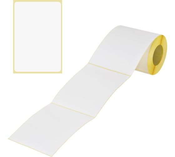 Изображение товара Этикетка термотрансферная ОФИСМАГ Полуглянец, 100x150 мм, 250 этикеток в ролике 111976