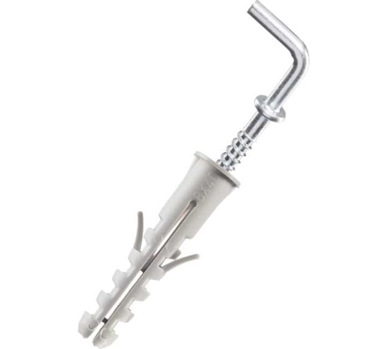 Изображение товара Дюбель с Г-образным крюком Elematic саморезом PA 6 ESB/P4 6x30 GC 8702403