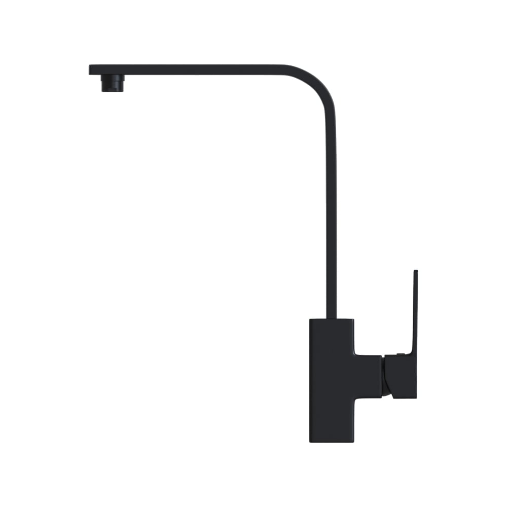 Изображение товара Кухонный смеситель MIXLINE Solo black с поворотным изливом и керамическим картриджем