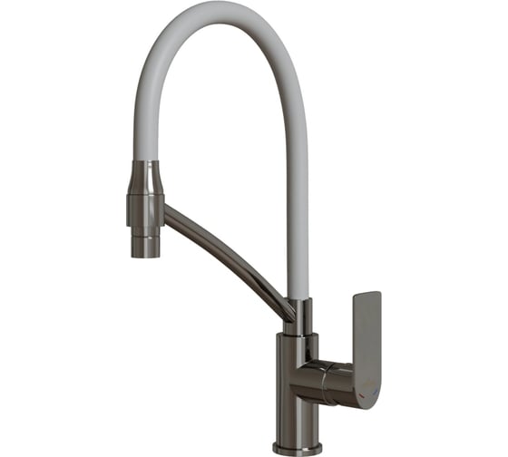 Изображение товара Смеситель для кухни MIXLINE "Life" картридж 35 мм, гибкий излив, боковая ручка, под шпильку ml26-10 553227