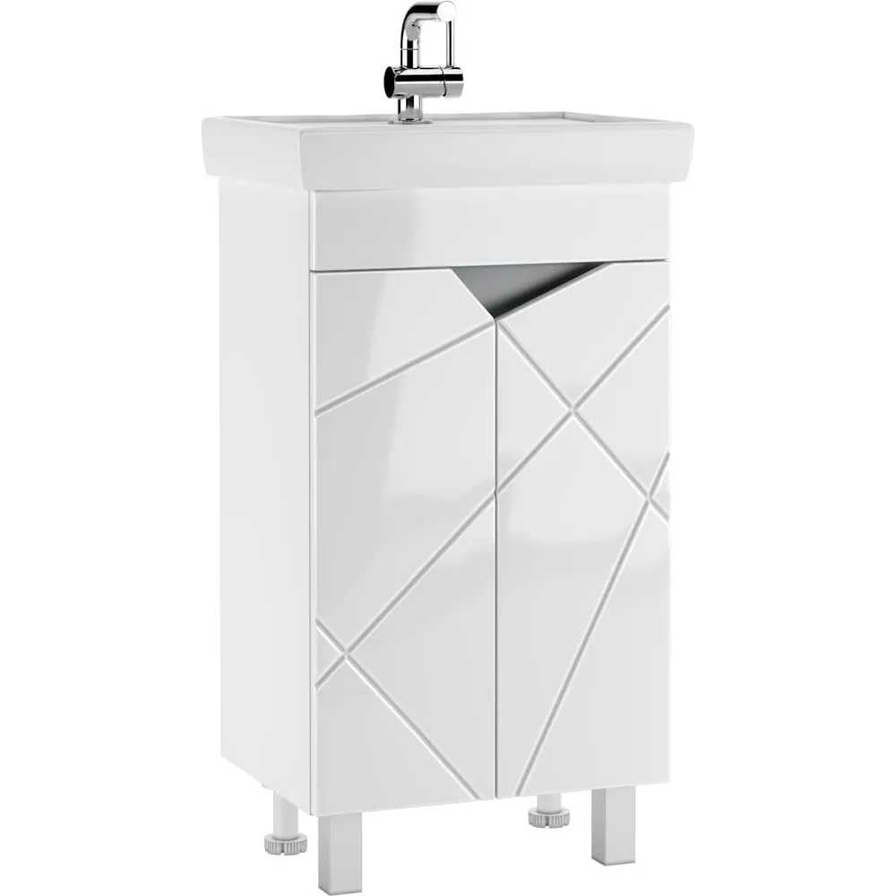 Изображение товара Тумба под умывальник Домино "Томь 50" Vector без ящика DV6607T