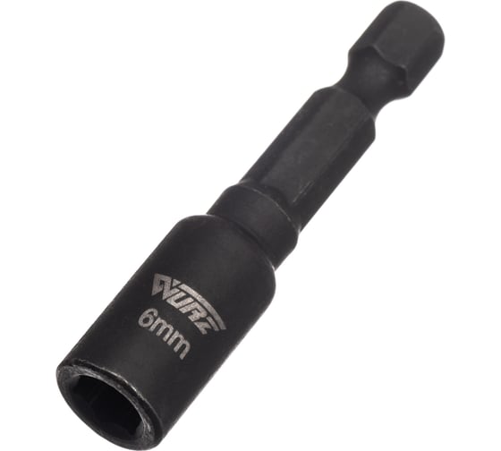 Изображение товара Бита с торцевой головкой 6x48 мм, с магнитом, 10 шт WURZ 4806