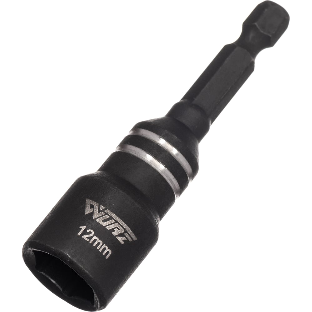 Изображение товара Бита с торцевой головкой 12x65 мм с магнитом, 4 шт WURZ 4912