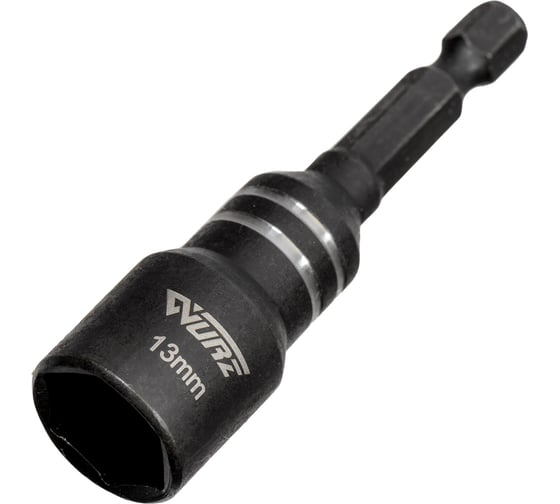 Изображение товара Бита с торцевой головкой 13x65 мм, с магнитом, 4 шт WURZ 4913