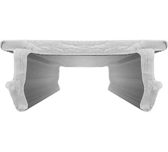 Изображение товара Заглушка для профильного паза 6 серая, 1 метр, жёсткая Dogus Kalip 2.3.005.06.02x1