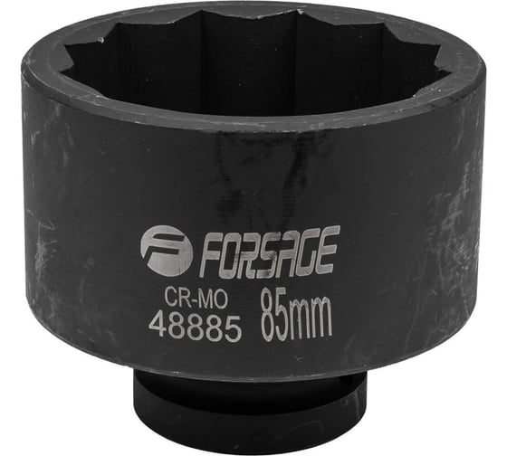 Изображение товара Головка ударная 12-гранная 85 мм, 1"DR Forsage F-48885(57510)