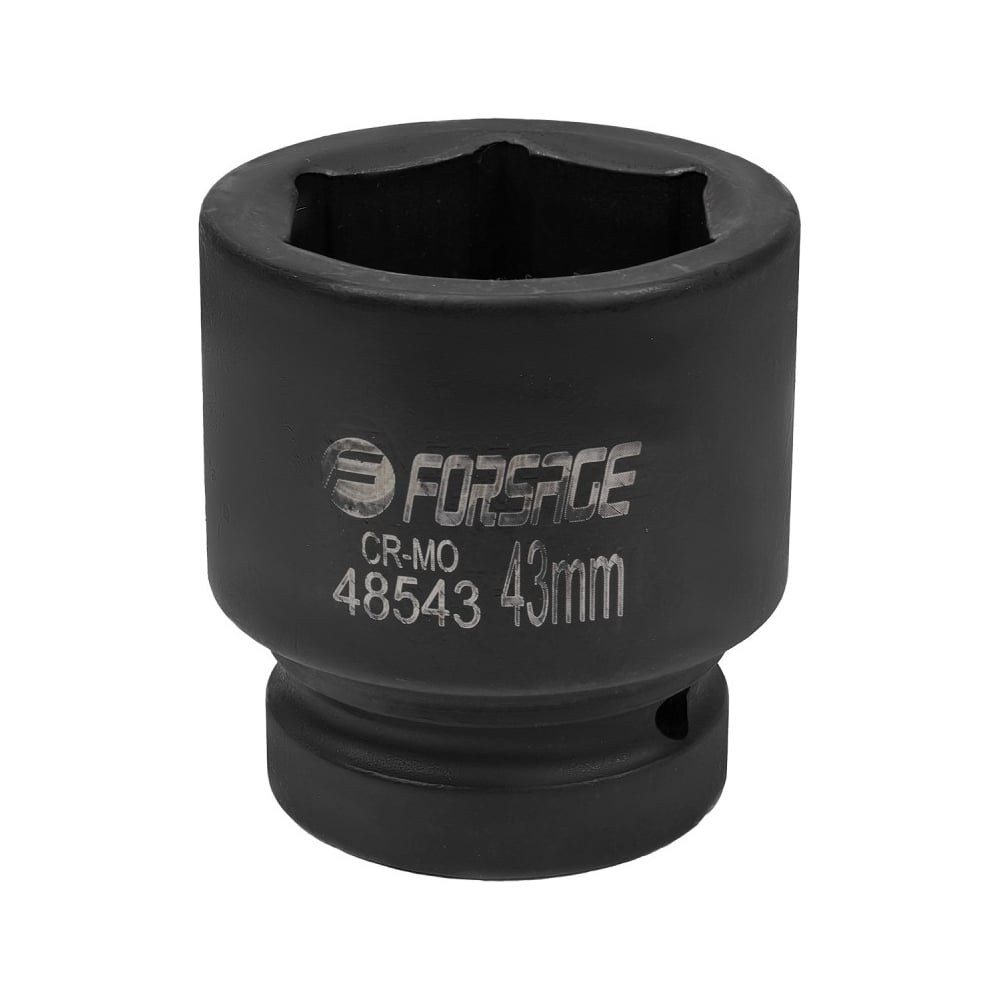 Изображение товара Головка ударная 6-гранная 43 мм 1 дюйм Forsage F-48543 основной инструмент