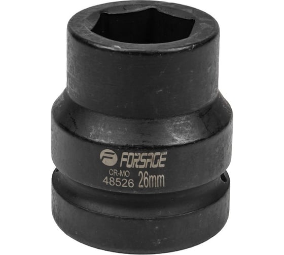 Изображение товара Головка ударная 6-гранная 26 мм, 1"DR Forsage F-48526(57493)