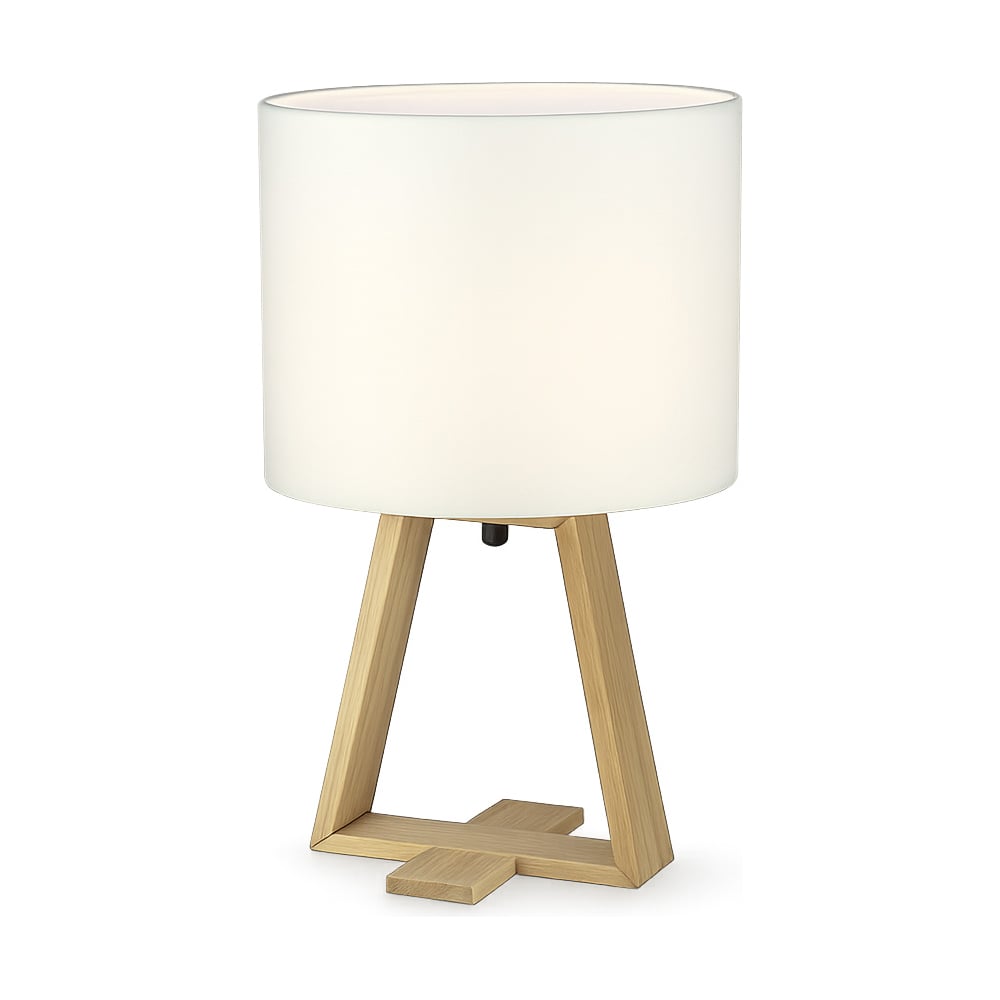 Изображение товара Светильник настольный Фарлайт wood белый E14 FAR002338