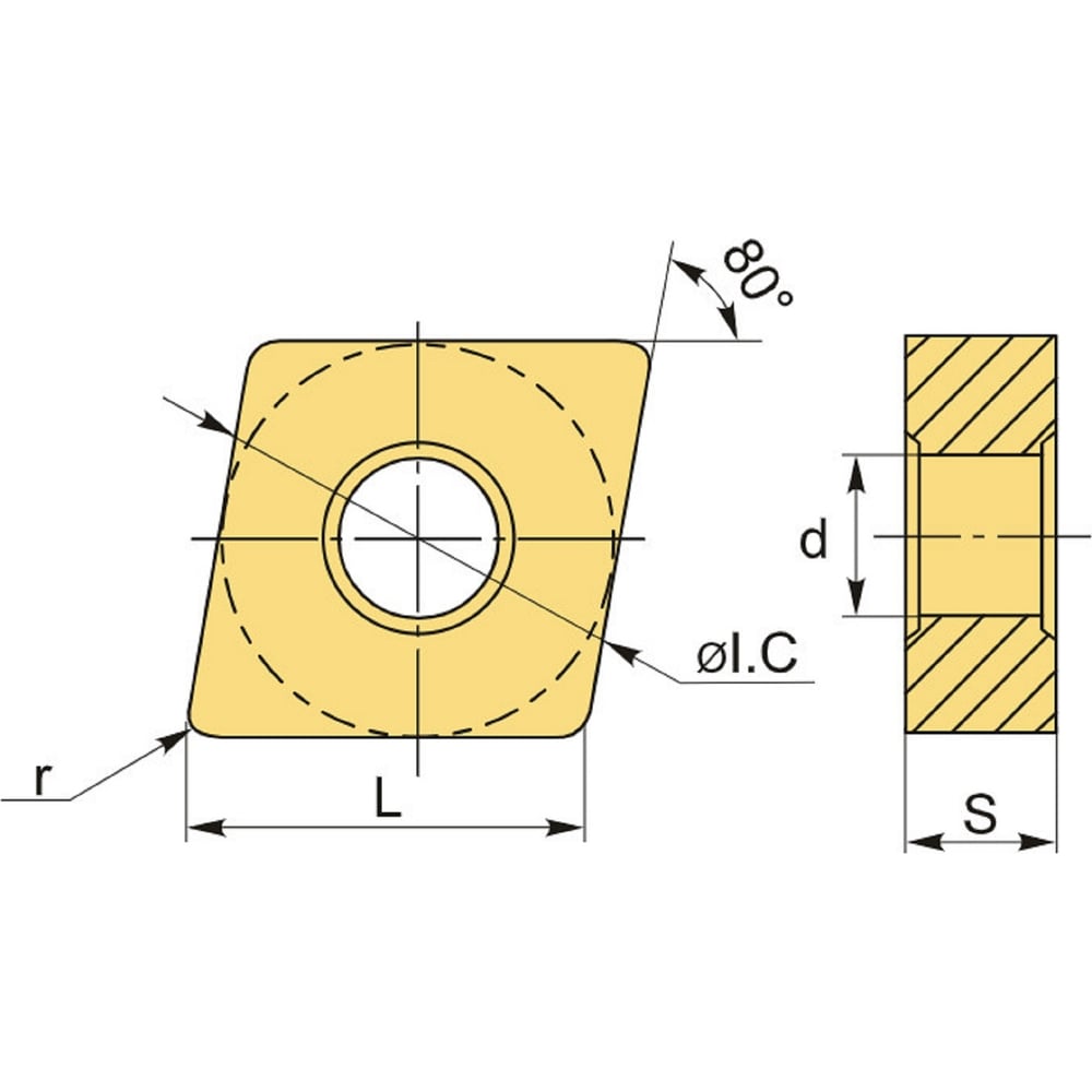 Изображение товара Токарная пластина TTM CNMG 120412-GM для нержавеющей стали, 10 шт