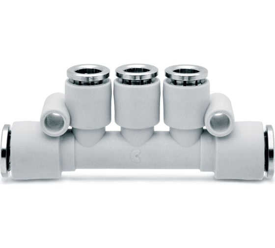 Изображение товара Фитинг технополимер с цанговым зажимом 7545 6-4 Camozzi 54-7545-0604