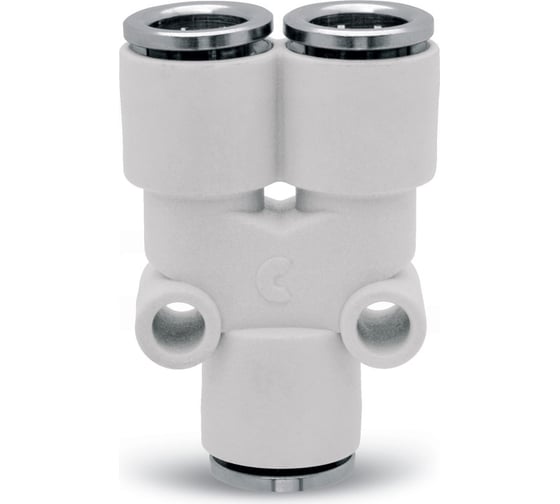 Изображение товара Фитинг технополимер с цанговым зажимом 7560 10-8 Camozzi 54-7560-1008