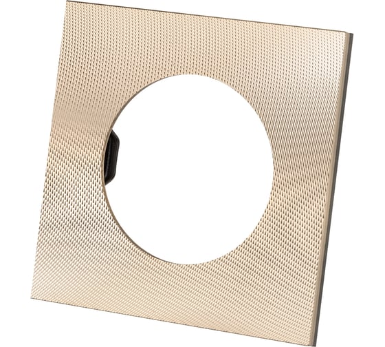 Изображение товара Одиночная рамка TDM ELECTRIC шампань, алюминий, текстурированный, "байкал" SQ1819-0555