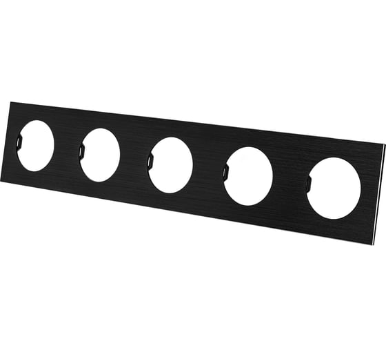 Изображение товара Пятипостовая рамка TDM ELECTRIC агат, алюминий, шлифованный, "байкал" SQ1819-0264