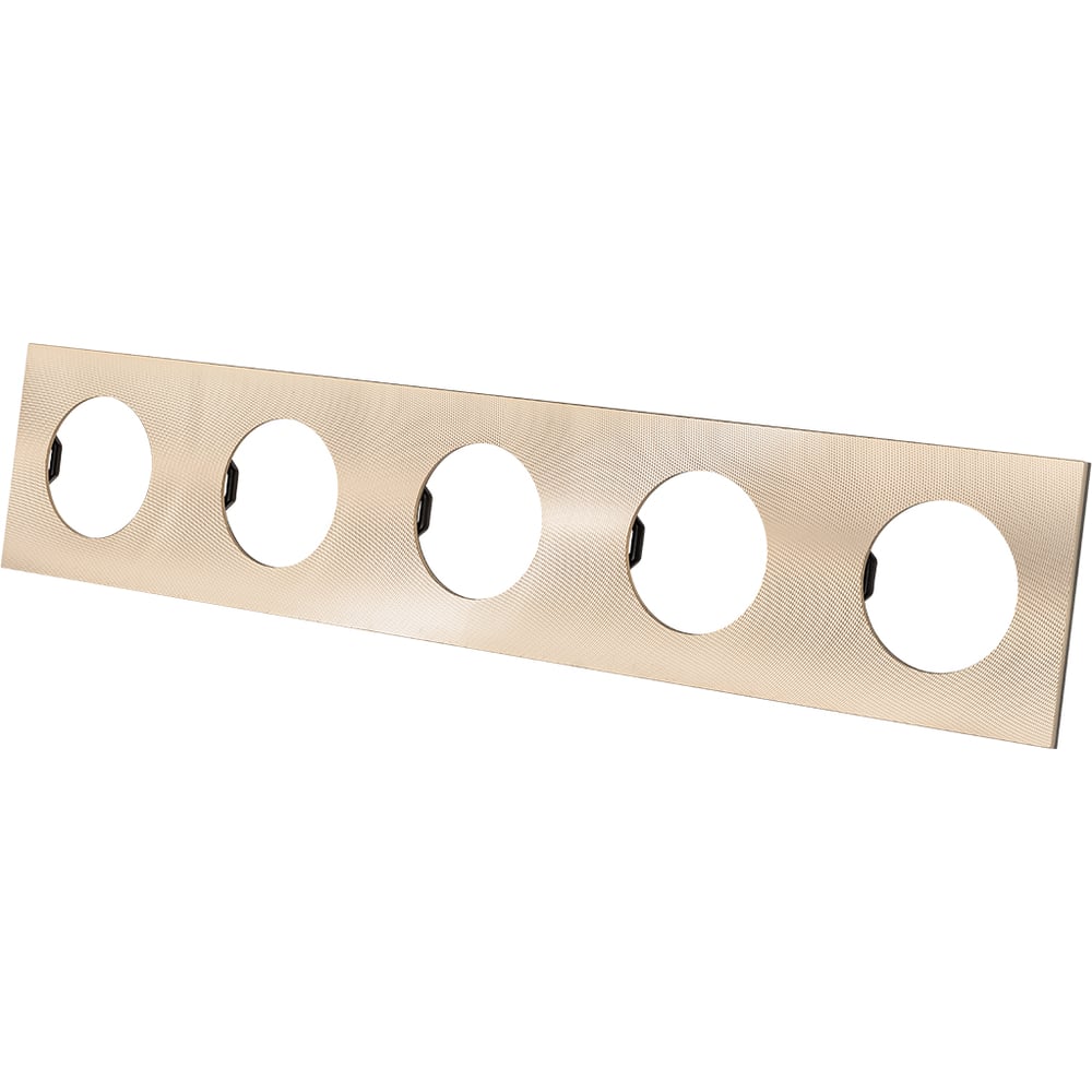 Изображение товара Пятипостовая алюминиевая рамка TDM ELECTRIC шампань серия Байкал