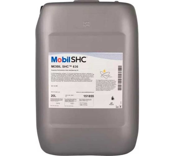 Изображение товара Масло редукторнное SHC 636 20 л MOBIL 152090