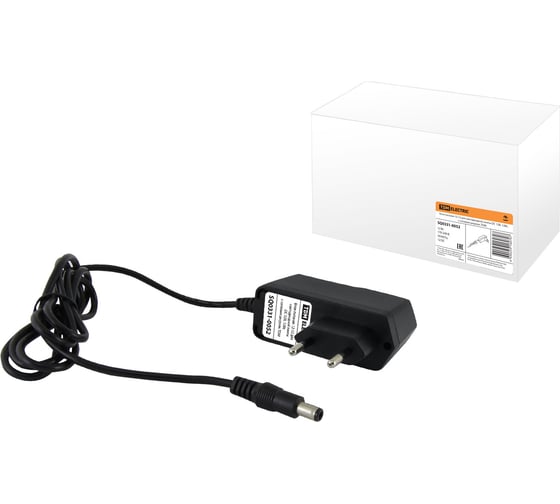 Изображение товара Блок питания для светодиодных лент и модулей 12v 12Вт TDM ELECTRIC 12В, IP20, адаптер, пластик SQ0331-0052