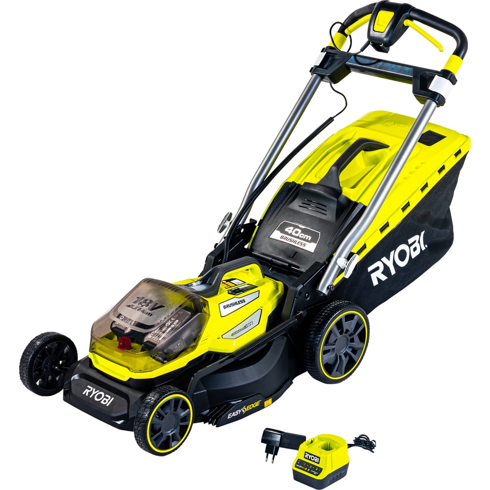 фото Бесщеточная газонокосилка ryobi one+ ry18lmx40a-240 18в 5133004587