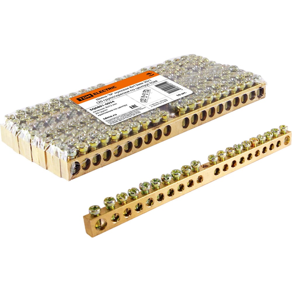 Нулевая шина TDM ELECTRIC SQ0801-0054