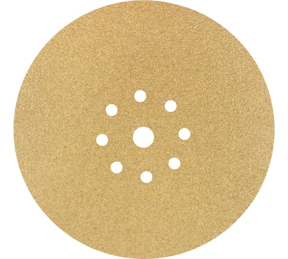 Изображение товара Круг шлифовальный на бумаге CA331 225 мм, 9 отв., Р100, 10 шт Deerfos 4673751372656
