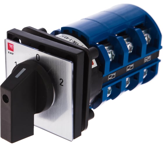 Изображение товара Кулачковый переключатель EKF ПК-1-43 63А 3P 1-0-2 PROxima SQpk-1-43-63