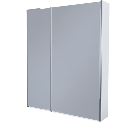 Изображение товара Зеркало-Шкаф в ванную 1Marka Соната 75 2 двери, Белый глянец У29559