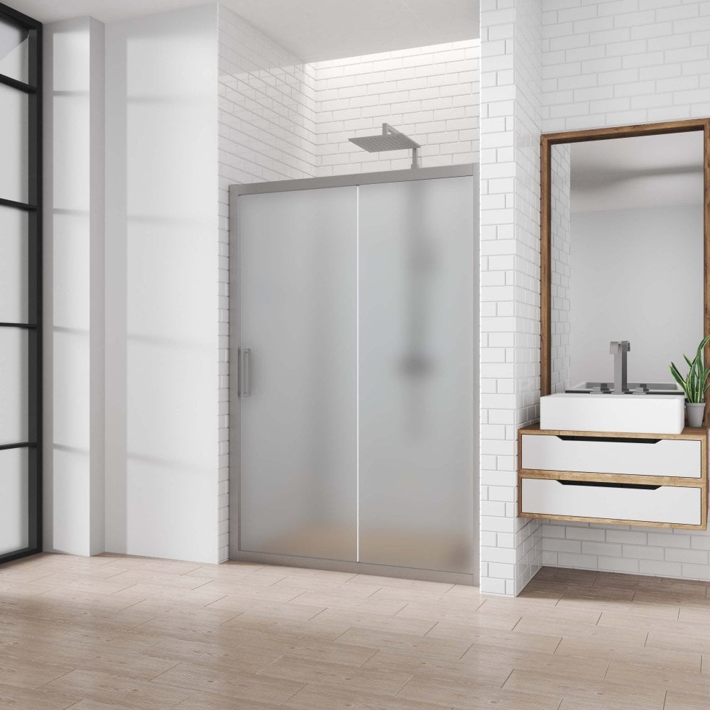 Изображение товара Дверь в душевую нишу GuteWetter gwmpkb019d2 105x200 см хром матовая