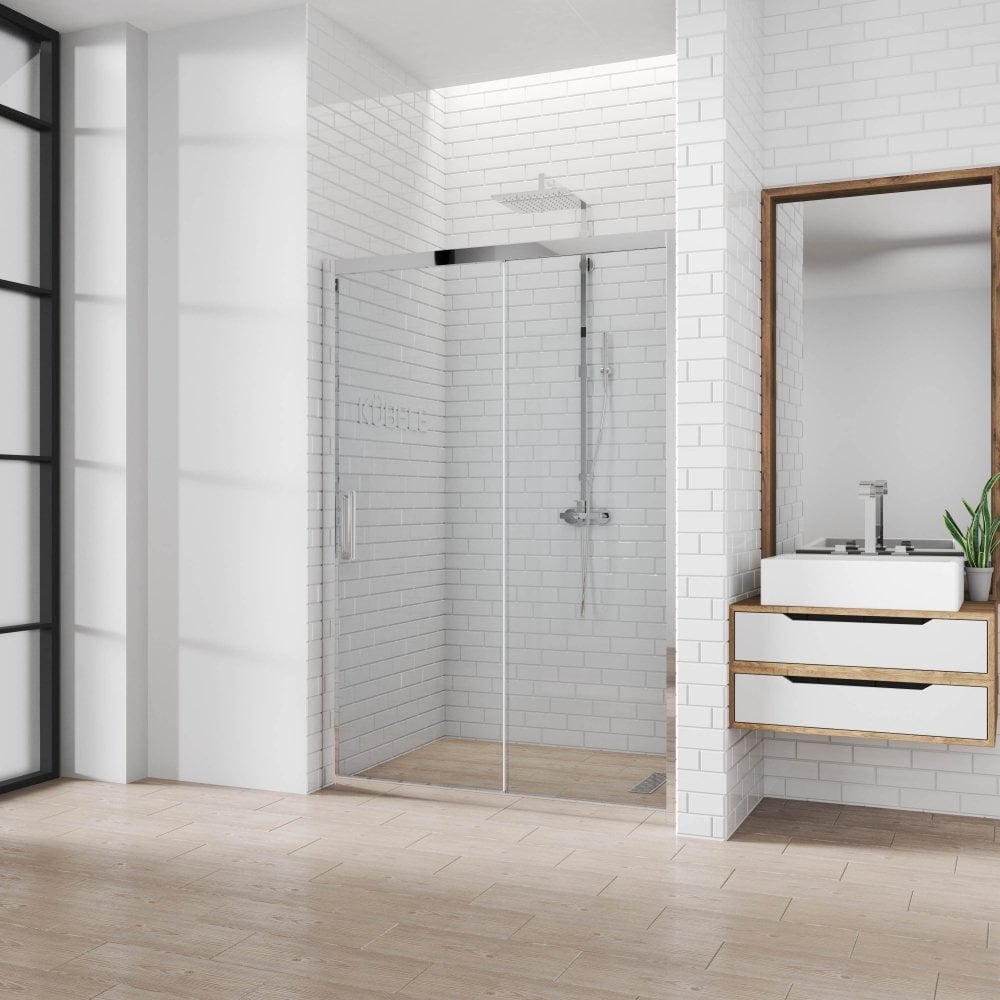 Изображение товара Дверь в душевую нишу GuteWetter gwmpkb019d2 155x200 см с регулировкой и раздвижным механизмом