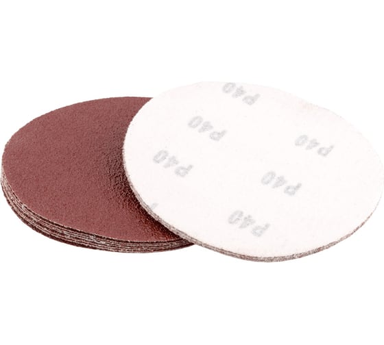 Изображение товара Бумага наждачная водостойкая для липучки 125 мм, Р180, 10 шт Beril 562018 14092