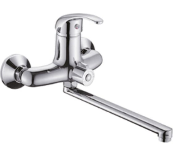 Изображение товара Универсальный смеситель Potato с плоским прямым изливом и переключателем для душа P22210