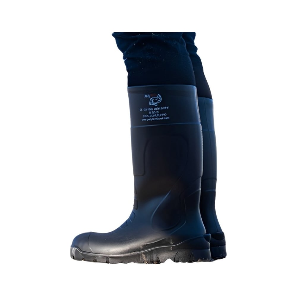 Изображение товара Защитные сапоги PolyTech ПУ/ПУ металлический подносок 45 черный