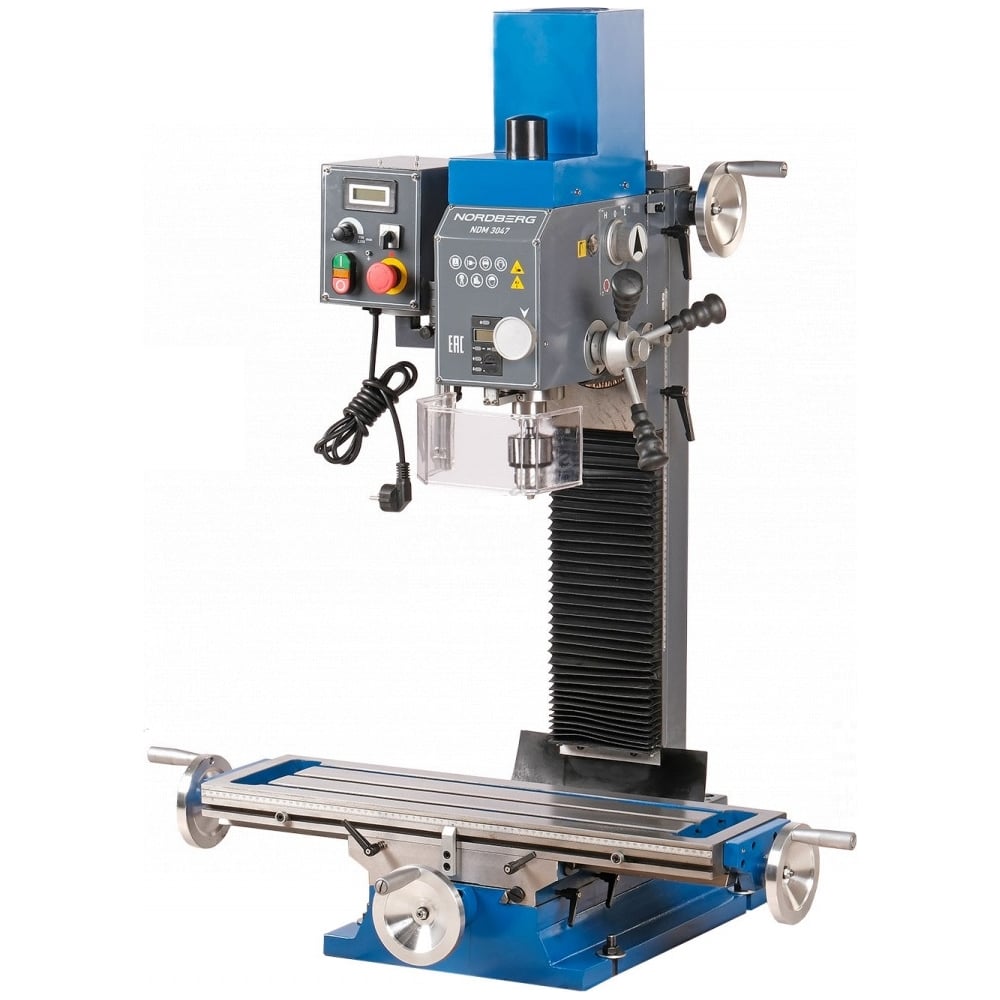 Изображение товара Фрезерно-сверлильный станок NORDBERG NDM3047 профессиональный металлический пластик