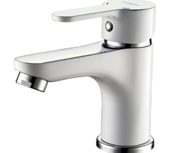 Изображение товара Смеситель для умывальника LEDEME L1003W белый 65807