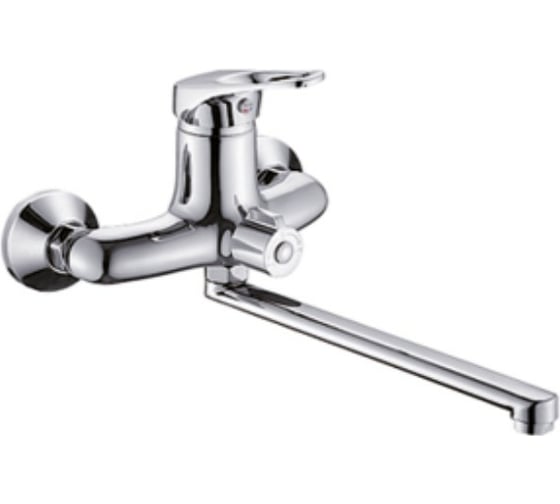 Изображение товара Универсальный смеситель Potato с прямым изливом и с переключателем для душа P22213