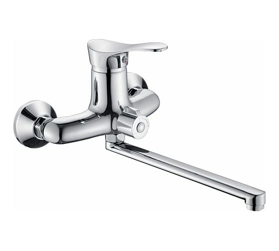 Изображение товара Универсальный смеситель Potato с прямым изливом и с переключателем для душа P22214