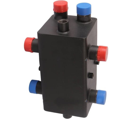 Изображение товара Коллектор ROMMER с гидравлическим разделителем, 2 отопительных контура 1 RDG-0018-004002 RG008T2Q143UKN