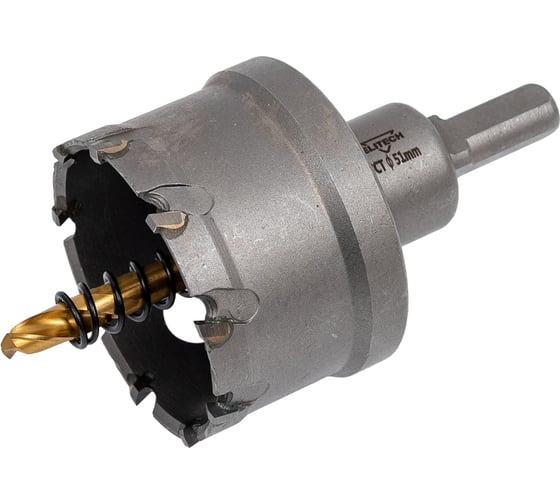 Изображение товара Коронка по металлу твердосплавная 51 мм ELITECH 1820.139500 204127