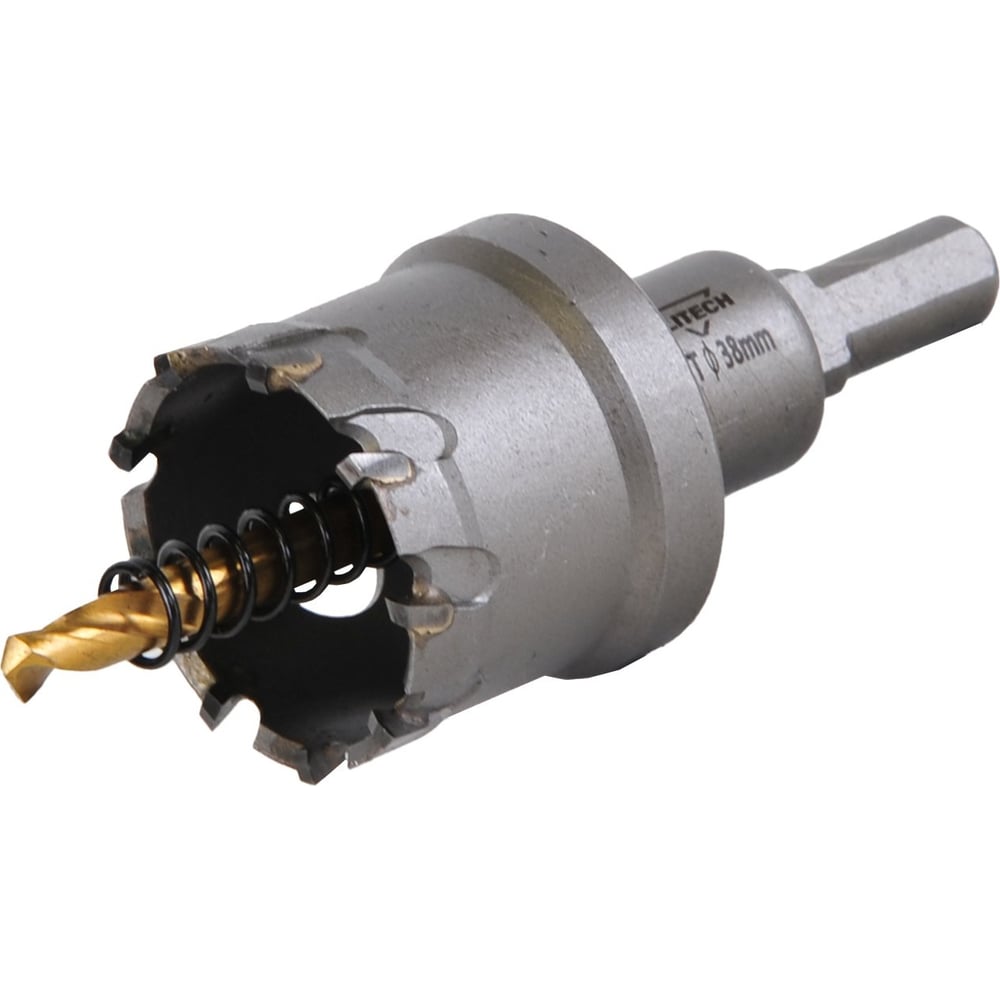 Изображение товара Коронка по металлу твердосплавная 38 мм ELITECH 1820.139100 профессиональный инструмент