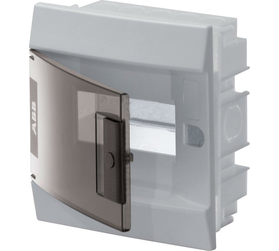 Изображение товара Бокс в нишу ABB Mistral41 6М прозрачная дверь c клемм белый 1SLM004101A2201