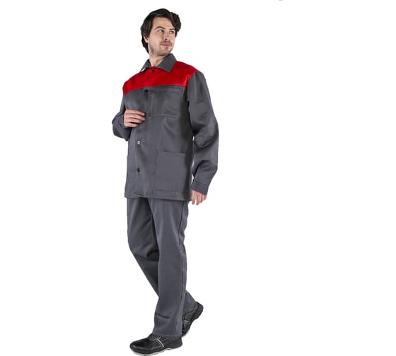 Изображение товара Костюм Факел Стандарт темно-серый/красный, 52-54; 170-176 87474774.003