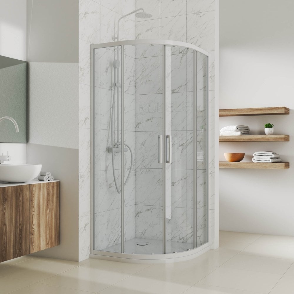 Изображение товара Душевой уголок GuteWetter gwmpkb018r 125x125 см белый матовый стекло